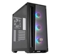 Cooler Master Boîtier PC MasterBox MB520 ARGB – ATX étendu, fenêtré (verre trempé), USB/Audio, noir