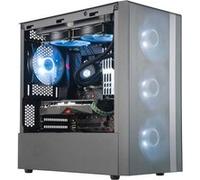 Cooler Master MasterBox NR400 - Tour - micro ATX - panneau latéral fenêtré - pas d'alimentation (ATX / PS/2) - noir - USB/Audio G