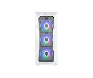 Cooler Master MasterBox TD500 Mesh V2 Blanc, Boîtier PC Midi Tower, ATX/microATX/Mini-ITX, 3x120mm ARGB, USB 3.2 Gen1/Gen2, 2x3.5", 3x2.5", Mesh
