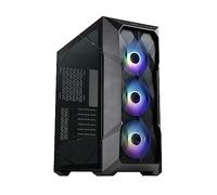 Cooler Master MasterBox TD500 Mesh V2 - Boîtier PC Moyen E-ATX avec Maillage Mesh Polygonal, 3 x Ventilateurs 120mm ARGB Préinstallés, Panneau Latéral Verre Trempé, USB Type-C 10Gb/s - Noir