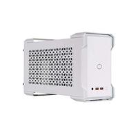 Cooler Master MasterCase NC100 boitier PC - compatible NUC 9 Extreme Compute Element, personnalisation des composants, alimentation SFX V650 80-PLUS Gold & 2 ventilateurs 92mm préinstallés - blanc