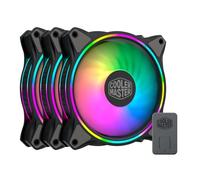 COOLER MASTER MasterFan MF120 Halo 3-en-1 ARGB - Ventilateurs de Boîtier 120 mm + contrôleur (MFL-B2DN-183PA-R1)