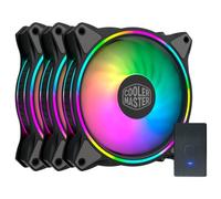 Cooler Master MasterFan MF120 Halo 3in1 Boitier PC Ventilateur 12 cm Noir, Gris