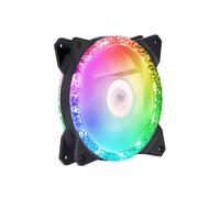 Cooler Master MasterFan MF120 Prismatic 120mm : 650-2000 RPM, 55 CFM, 2.91 mmH2O, Noir, LED RGB, Connecteur 4-Pin PWM, MTTF 160000h