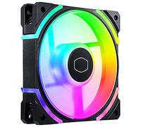 Cooler Master MasterFan SF120M Ventilateur de Boîtier ARGB 120mm, 3 Modes Boîtier/Radiateur/Heatsink, Pâles Interconnectées (62CFM/2.4mmH2O), Silencieux & Durable, Coins Anti-Vibrations en Caoutchouc