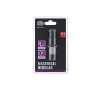 Cooler Master MasterGel Regular - Pâte thermique 5 W/mK, embout plat exclusif, conductivité et anti-érosion, transfert thermique CPU/GPU + lingette