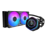 Cooler Master Kit de refroidissement liquide pour CPU MasterLiquid 240 Atmos II - LCD ARGB Noir