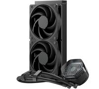 Cooler Master MasterLiquid 240 Atmos Stealth Watercooler CPU - Kit Watercooling AIO (TDP 280W), Pompe à Double Chambre, Ventilateurs Mobius 120 Black préinstallés, Brackets LGA1851/1700 & AM5/AM4