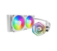 Cooler Master Refroidisseur CPU MasterLiquid Atmos 240 White - AIO ARGB Gen2, fixations LGA1700/AM5