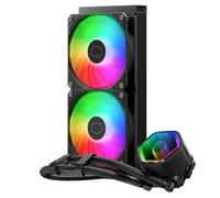 Cooler Master MasterLiquid 240 Core II CPU Watercooler - Refroidisseur AIO 240mm (Max. 260W TDP), Pompe GR9 à Double Chambre, Ventilateurs ARGB Gen 2 améliorés, Montage Rapide Kits AMD & Intel - Noir
