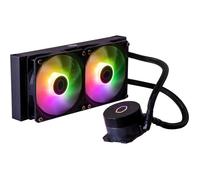 Cooler Master Refroidisseur CPU MasterLiquid 240L ARGB – Pompe double ARGB 120mm LGA1700/AM5 Noir