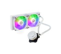 Cooler Master MasterLiquid 240L Core ARGB White, Kit watercooling CPU 2x120mm, 650-1750 RPM, 71.93 CFM, 1.86 mmH2O, Socket LGA 1700/AM5, Radiateur aluminium