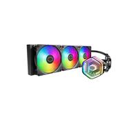 Cooler Master MasterLiquid 360 ATMOS - Kit Watercooling CPU 360mm, 3x120mm, 690-2500 RPM, 70.7 CFM, LGA1700/AM5, Noir, Radiateur Aluminium