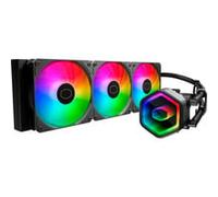 Cooler Master MasterLiquid 360 Core II CPU Watercooler - Refroidisseur AIO 360mm (Max. 280W TDP), Pompe GR9 à Double Chambre, ventilateurs ARGB Gen 2 améliorés, Montage rapide kits AMD & Intel - Noir