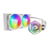 Cooler Master Refroidisseur CPU MasterLiquid Atmos 240 White - AIO ARGB Gen2, fixations LGA1700/AM5