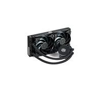 Cooler Master MasterLiquid Lite 240 CPU Refroidisseur Liquide - Pompe à Chambre Double et Ventilateur 120 mm Air Balance, Noir