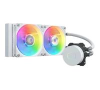 COOLER MASTER - MasterLiquid ML240 Illusion ARGB - Refroidissement liquide PC - Radiateur 240mm - Blanc (MLX-D24M-A18PW-R1)