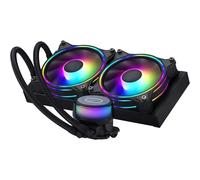 Cooler Master MasterLiquid ML240 Illusion Refroidisseur Liquide pour CPU - Watercooling AIO, Radiateur 240mm, 2 x Ventilateurs Halo ARGB 120mm, Contrôleur ARGB Inclus - Compatible AMD & Intel Noir
