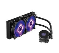 Cooler Master MasterLiquid ML240L RGB Refroidisseur Liquide CPU - Effets d'éclairage personnalisés, Pompe à Chambre Double et Deux Ventilateurs 120 mm Air Balance