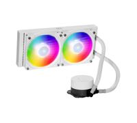 Cooler Master MasterLiquid ML240L V2 ARGB White Edition - Kit de Watercooling ARGB tout-en-un pour processeur pour socket Intel et A