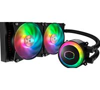 Cooler Master MasterLiquid ML240R RGB Refroidisseur Liquide CPU, synchronisation d'éclairage ARGB, Conception de Pompe Premium et 2 Ventilateurs MF120R ARGB
