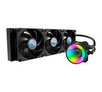 Cooler Master MasterLiquid ML360 Mirror ARGB Refroidisseur de liquide CPU AIO à boucle fermée, pompe ARGB miroir, radiateur 360°, triple SickleFlow 120 mm, pompe à double chambre 3e génération pour