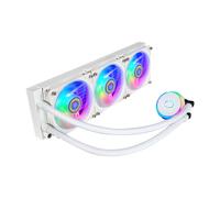 Kit Watercooling AIO Cooler Master MasterLiquid PL-Flux RGB - 360mm (Blanc)