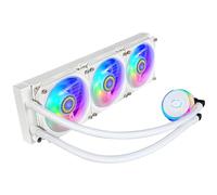 Kit Watercooling AIO Cooler Master MasterLiquid PL-Flux RGB - 360mm (Blanc)