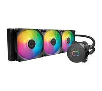 Cooler Master MasterLiquid Refroidisseur liquide AIO à boucle fermée 360 L Core 360 mm, ARGB Sync, pompe à froid Gen S, PWM 120 mm, CryoFuze 14W/mK, AMD Ryzen AM5/AM4, Intel LGA1700/1200