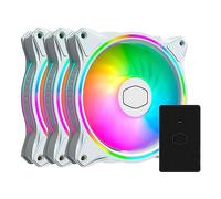 Cooler Master MasterFan MF120 Halo 3en1 White Edition Kit 3 ventilateurs 120 mm