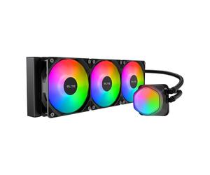 Cooler Master MLX-D36M-A20PC-R1 MasterLiquid ML360R Addressable RGB AIO CPU Liquid Cooler 28 LED contrôlées indépendamment Triple 120 mm ARGB Air Balance MF Noir 360 mm