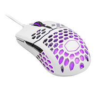 Cooler Master MM711 Souris gamer RVB-LED filaire légère 60g, capteur optique Pixart 16000 DPI, switchs Omrom 20 millions, PTFE, coque en nid d'abeille ambidextre - Noir