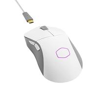 Cooler Master MM731 Souris Gamer RGB-LED Sans Fil Hybride, Ultralégère 59g - Capteur Optique 19K DPI PAW3370, Switches Optiques 70 Millions de Clics, MasterPlus+ (38K DPI, PC), Ergonomique - Blanc Mat