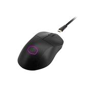 Cooler Master MM731 Souris Gamer RGB-LED Sans Fil Hybride, Ultralégère 59g - Capteur Optique 19K DPI PAW3370, Switches Optiques 70 Millions de Clics, MasterPlus+ (38K DPI, PC), Ergonomique - Noir Mat