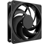 Cooler Master Mobius 120 Black Edition Ventilateur de Boîtier, Conception Ring Blade (PWM), Roulement à Boucle Dynamique (Max. 63,1 CFM, 2,69 mmH2O, 22,6 dBA), Cadre Chanfreiné Air-Focus - Noir