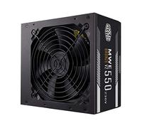 Cooler Master MWE 550 Bronze 230V V2, Bloc Alimentation PC 80 PLUS Bronze, Ventilateur HDB Sensible à la Température, Circuit DC-DC + LLC avec Rail Simple +12V, Non Modulaire, Prise EU, Garantie 5 ans