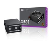 Cooler Master MWE Bronze 500 unité d'alimentation d'énergie 500 W ATX Noir - Unités d'alimentation d'énergie (500 W, 100-240 V, 50-60 Hz, 4-8 A, Actif, 110 W)