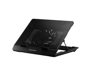 Cooler Master NotePal ErgoStand Lite Refroidisseur Laptop - 5 Hauteurs Réglables, 1 x Ventilateur Mobile 160mm avec Contrôleur de Vitesse, Plaque Mesh Métallique, 2 x Ports USB, Laptop jusqu'à 15,6"