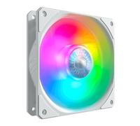 Cooler Master SickleFlow 120 RGB White Edition - Ventilateur de Boîtier PC 1 Refroidissement 120 mm, Compatible Carte Mère RGB Adressable, Pales Translucides, 62 CFM, 2,5 mmH2O, 8 à 27 dBA - ARGB