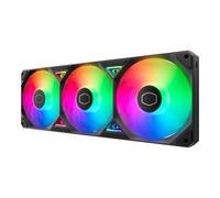 Cooler Master SickleFlow Edge 360 Boîtier PC aRGB monocadre | Ventilateur de refroidissement liquide, 360 mm, câble modulaire unique, PWM 2 050 tr/min, lames d'équilibrage d'air, roulement dynamique