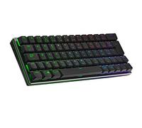 Cooler Master SK622 Clavier gaming sans fil - configuration compact 60%, switchs mécaniques low-profile, éclairage RGB, connectivité Bluetooth ou câble, compatible Apple/PC/Smartphone - AZERTY, Noir