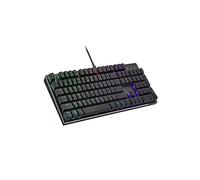 Cooler Master SK652 Clavier mécanique avec interrupteurs marron à profil bas, touches ergonomiques améliorées et design en aluminium brossé