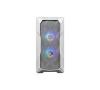 Cooler Master TD300 Mini Tower Blanc - Boîtier PC Micro ATX/Mini-ITX, 2x120mm avant, Mesh, Acier, 2x3.5", 4x2.5", RGB, USB 3.2 Gen 1