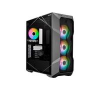 Cooler Master TD500 MAX Full Tower Noir - Alimentation 850W 80+ Gold - Vent. 3x120mm avant, 1x120mm arrière, Radiateur 360mm - USB 3.2 - ATX