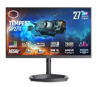 Cooler Master Tempest GP2711 Écran 27" - WQHD (2560x1440), 165Hz, 1ms, Dalle VA, 95% DCI-P3 Quantum Dot et Mini-LED 576 Zones, KVM, HDR 1000, Support Réglable, DP 1.4, HDMI 2.0, USB Type-C (15W)