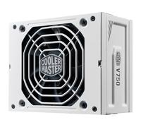 Cooler Master V750 SFX Gold ATX 3.1, Prise EU - 750W 80 PLUS Gold, Alimentation PC Entièrement Modulaire SFF/mini-ITX, Ventilateur FDB 92mm, Câble PCIe 5.1, Adaptateur SFX-ATX, Garantie 10 ans - Blanc