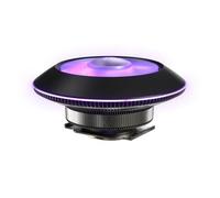 Cooler Master MasterAir G100M - Ventilateur de processeur, colonne de dissipation low-profile, mini-ITX, ventilateur PWM 92mm avec anneau RGB, contrôleur RGB filaire, compatibilité prise universelle