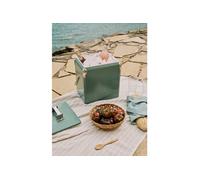 COOLER RETRO - Glacière thermique portable 13L avec décapsuleur - Sauge