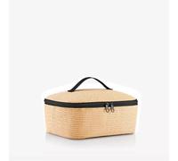 Reisenthel Sac isotherme COOLERBAG M Pocket – Pique-nique – Raffia noir