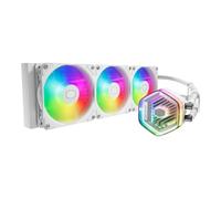 CoolerMaster MasterLiquid 360 Atmos Refroidisseur de liquide ARGB à boucle fermée AIO, pompe personnalisée, ventilateurs PWM Sickleflow Edge, radiateur 360 mm, CryoFuze, AMD Ryzen AM5/AM4, Intel